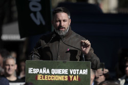Abascal afirma que "la mayor&iacute;a de los espa&ntilde;oles y la mitad de Podemos" piensa igual que la diputada de Vox sobre Montero