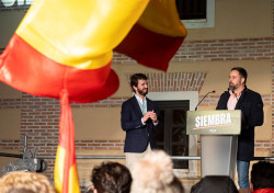 Abascal avisa al PP de que avanza hacia una repetici&oacute;n electoral en CyL si pretende someter a Vox a un "chantaje"