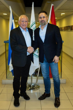 Abascal visita Israel y expresa al Gobierno de Netanyahu su apoyo a la lucha contra Ham&aacute;s