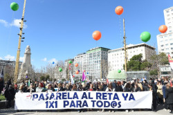 Abogados y procuradores vuelven a salir a las calles de Madrid para reclamar "unas pensiones dignas"