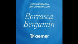 AEMET avanza la llegada de la borrasca `Benjam&iacute;n` a Espa&ntilde;a, que dejar&aacute; olas de m&aacute;s de 7 metros en el norte peninsular