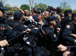 Altercados a la llegada de los restos de Primo de Rivera