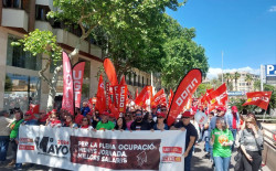 Arranca en Madrid la manifestaci&oacute;n del 1 de Mayo por el pleno empleo