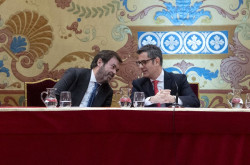 Bola&ntilde;os despu&eacute;s de vapulear a los jueces, ahora dice que les defender&aacute;, la palabra de este hombre es ninguna