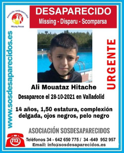 Buscan desde el jueves a un menor de 14 a&ntilde;os desparecido en Valladolid