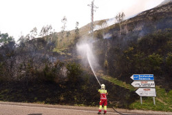 Cantabria controla los incendios del Dobra, Bejes y Pendes y no registra ninguno activo