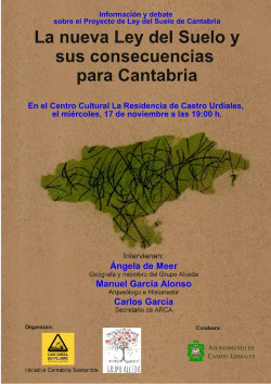 Cantabria Sostenible y Grupo Alceda inician un ciclo de actos sobre la nueva Ley del Suelo