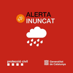 Catalu&ntilde;a activa la alerta del plan Inuncat por la previsi&oacute;n de lluvias muy intensas este domingo