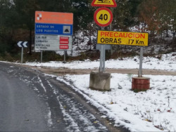 Cerrados por la nieve los puertos de Lunada y Estacas de Trueba, y uso obligatorio de cadenas en La S&iacute;a