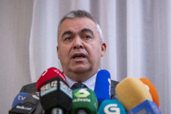 Concluye la primera reuni&oacute;n entre PSOE y Junts en Suiza y Santos Cerd&aacute;n dice que "ha ido bien"