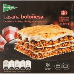 Consumo alerta de la presencia de crust&aacute;ceos en Lasa&ntilde;a Bolo&ntilde;esa congelada distribuida por El Corte Ingl&eacute;s