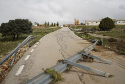 DANA- M&aacute;s de 120 carreteras est&aacute;n cortadas en Valencia, Castell&oacute;n, Cuenca, C&aacute;diz, M&aacute;laga, Granada, Zaragoza y Teruel