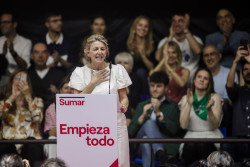 Desde el gobierno de Sanchez D&iacute;az presenta su candidatura para presidenta del Gobierno" 