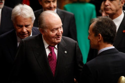 Don Juan Carlos,  su segundo cumplea&ntilde;os en el exilio,84 a&ntilde;os
