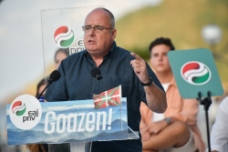 Egibar advierte a S&aacute;nchez que tendr&aacute; "un corto trayecto" si no "trabaja y acuerda" las propuestas que le haga el PNV