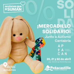 El centro comercial Pe&ntilde;acastillo organiza un mercadillo solidario junto a APTACAN Autismo