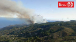 El incendio de Puntagorda (La Palma) afecta a 140 hect&aacute;reas, quema 11 viviendas y desaloja a 500 vecinos