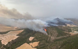 El incendio forestal de Jumilla (Murcia) 400 Ha quemadas