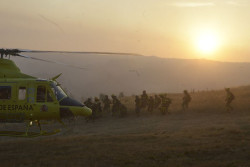 El incendio sin control de Chandrexa arrasa ya m&aacute;s de 1.000 hect&aacute;reas