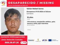 El joven desaparecido cuando estaba de vacaciones en Cantabria podr&iacute;a estar haciendo autostop hacia Catalu&ntilde;a