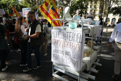 El medio rural se manifiesta en Madrid por el abandono de sus territorios y la falta de servicios p&uacute;blicos
