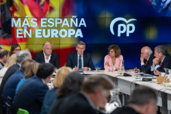 El PP elige `Tu voto es la respuesta` como lema de campa&ntilde;a en europeas para contestar a S&aacute;nchez: "Es ahora o nunca"