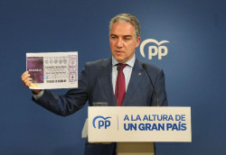 El PP exige que se retire la publicidad institucional de la ley del `solo si es s&iacute;` en el d&eacute;cimo de loter&iacute;a nacional