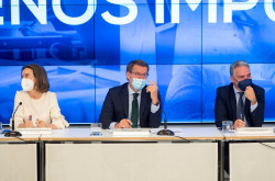 El PP justifica su "no" al decreto anticrisis por ser una "componenda" para entregar los secretos de Estado a Bildu