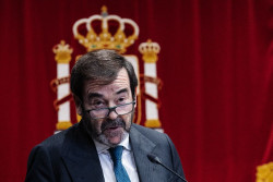 El presidente interino del CGPJ dice que la de hoy ser&aacute; su "unica y &uacute;ltima" entrega de despachos: "Me estoy despidiendo"
