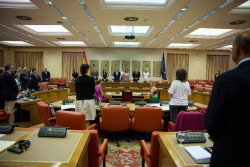 El PSOE y sus socios rechazan citar a S&aacute;nchez y Albares en el Congreso,  para dar cuenta de la relaci&oacute;n con Maduro y las maletas de Delcy" Rodr&iacute;guez