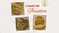 El Vaticano difunde las im&aacute;genes del Anillo del Pescador de Le&oacute;n XIV