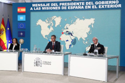 Espa&ntilde;a asiste hoy a la reuni&oacute;n en la que se debatir&aacute; un posible despliegue en Ucrania tras la guerra