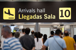 Espa&ntilde;a recibe m&aacute;s de 11 millones de viajeros a&eacute;reos internacionales en agosto, un 9,6% m&aacute;s que en 2023