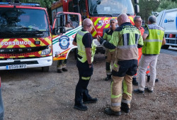 Estabilizado el incendio de Jabugo y se autoriza el regreso de los vecinos desalojados