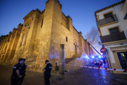Extinguido el fuego declarado en la Mezquita-Catedral