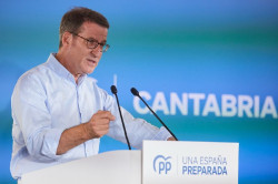 Feij&oacute;o "aplaude" la "responsabilidad" de Revilla (PRC) por no obstaculizar la investidura de Buruaga