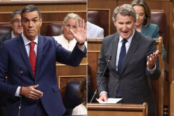 Feij&oacute;o carga contra S&aacute;nchez por usar Gaza como "cortina de humo": "Pactar&iacute;a hasta con Netanyahu por seguir en el poder"