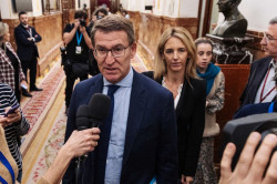 Feij&oacute;o dice que la Alcald&iacute;a de Pamplona es el "precio" del "pacto encapuchado" de S&aacute;nchez a Bildu: "Es indignante"