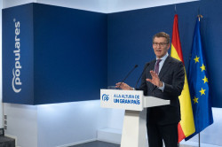 Feij&oacute;o dice que S&aacute;nchez no quiere renovar el CGPJ con el PP y ve "muy dif&iacute;cil" llegar a acuerdos con el Gobierno