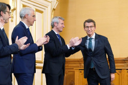 Feij&oacute;o, en su adi&oacute;s institucional: "No puedo compartir que en Espa&ntilde;a es imposible lo que s&iacute; fue posible en Galicia"