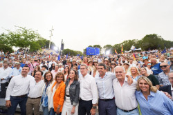 Feij&oacute;o pide votar "masivamente" contra S&aacute;nchez y "el peor Gobierno de la democracia", que ve "lleno de corrupci&oacute;n"