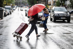 Fuertes lluvias y tormentas en el centro y suroeste de la Pen&iacute;nsula excluyendo a Cantabria