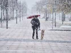 Gran parte de Espa&ntilde;a seguir&aacute; hoy en aviso por nieve, lluvia, viento, olas o fr&iacute;o, pero subir&aacute;n las temperaturas