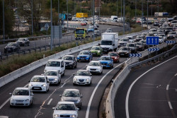 Hasta seis kil&oacute;metros de retenci&oacute;n en la AP-7 en la operaci&oacute;n retorno de Semana Santa