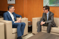 Illa obediente de S&aacute;nchez acepta la exigencia de Puigdemont para negociar la amnistia y el reerendun