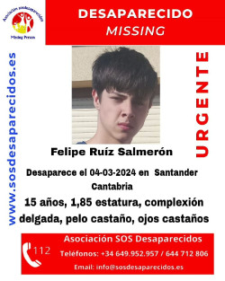 Investigan la desaparici&oacute;n de un menor de 15 a&ntilde;os en Santander