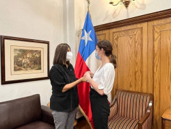 Irene Montero en  Chile para arreglar el problema de g&eacute;nero de ese pa&iacute;s 