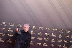 Jos&eacute; Sacrist&aacute;n, Goya de Honor: "Me siento muy orgulloso de ser uno de los primeros de esta esforzada tropa"