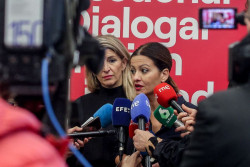 Jud&iacute;os espa&ntilde;oles piden a la  comunista Yolanda D&iacute;az "inmediata rectificaci&oacute;n" por usar un lema que "promueve" su "exterminio"