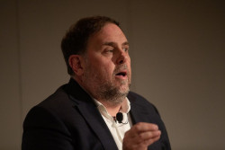 Junqueras ve "posibilidades" de llegar a un acuerdo con el PSOE sobre la ley audiovisual prohibiendo hablar castellano